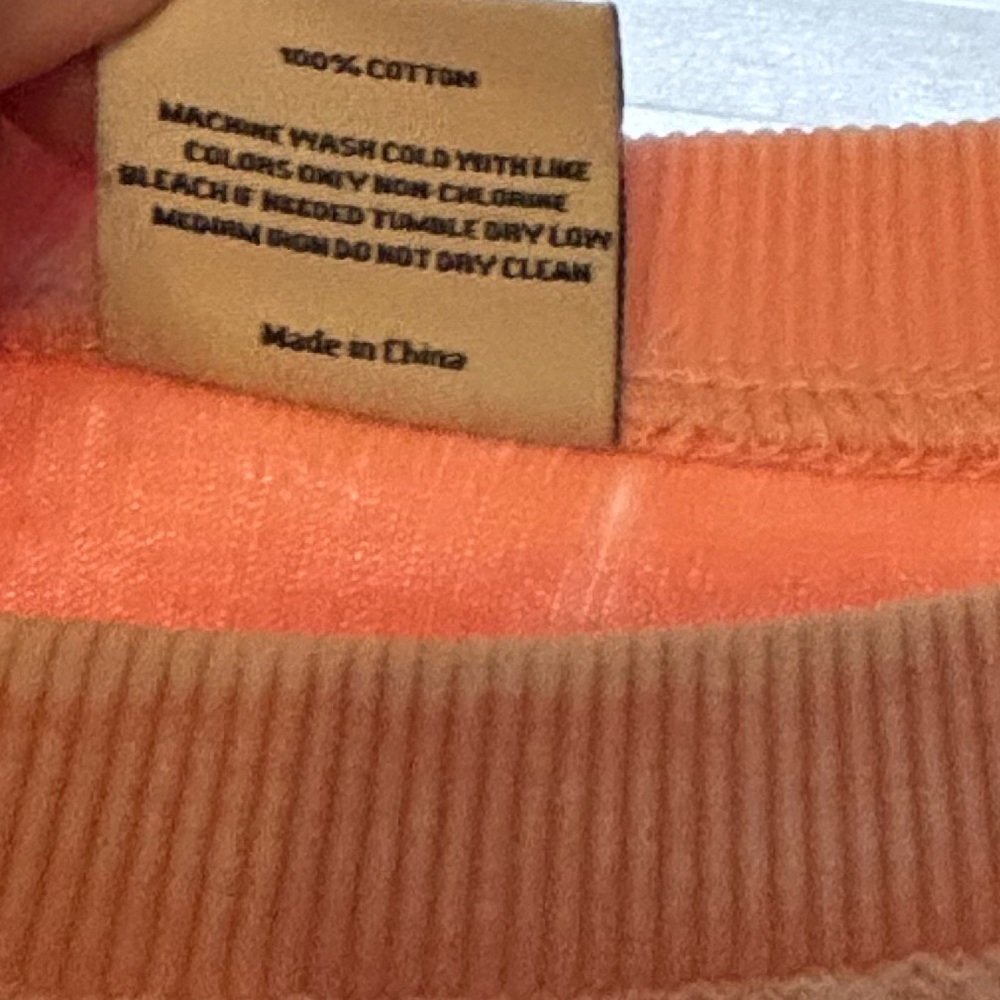 Oat Collective Pink 'JOLLY' Women's PulloverRibbed Sweater — size xl - Picture 4 of 5